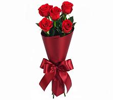 Букет 5 Красных роз Эдлесс Лав в Комаричах