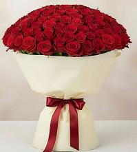 Букет 101 Красная роза Милано в Комаричах
