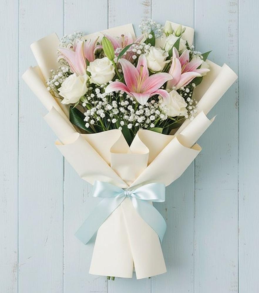 Букет цветов из: Лилии в Комаричах