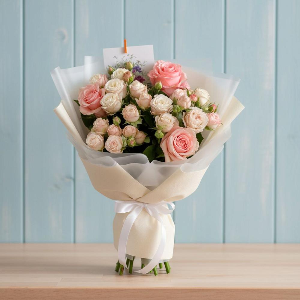 Букет цветов из: Розы в Комаричах