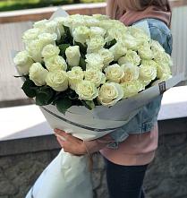 Букет 35 Белых роз #REPLACE_PRED# Комаричах