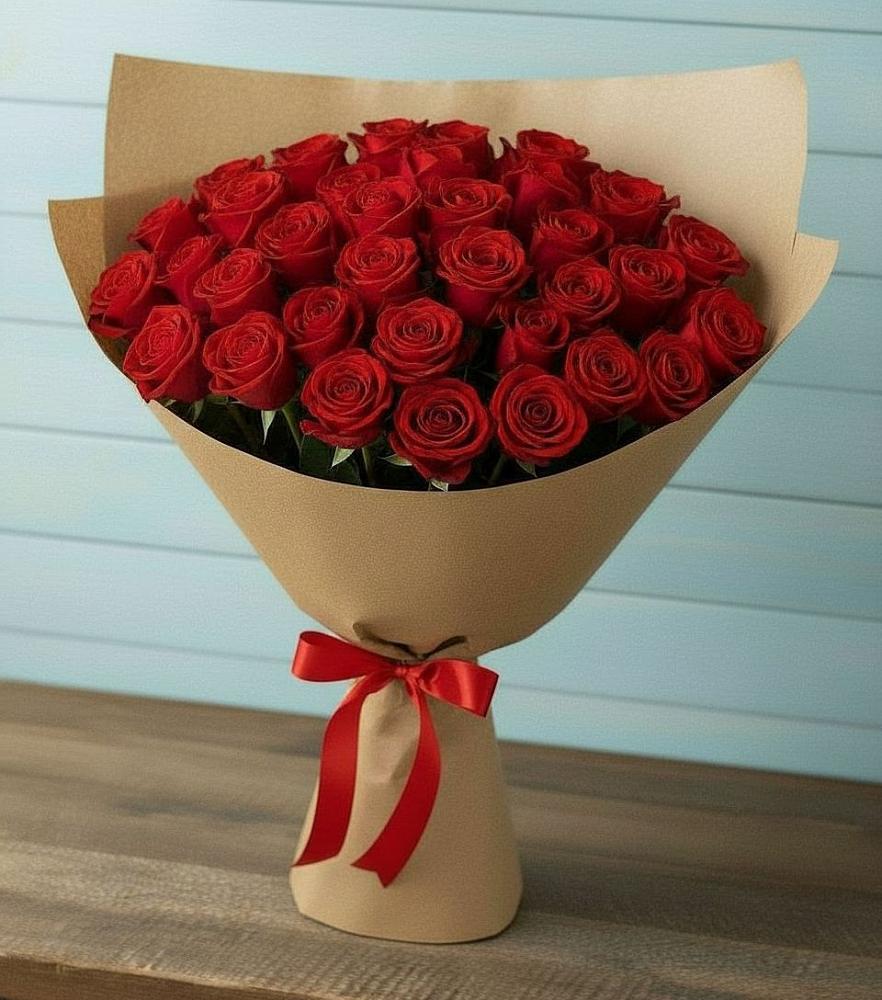 Букет Красные розы Милано в Комаричах