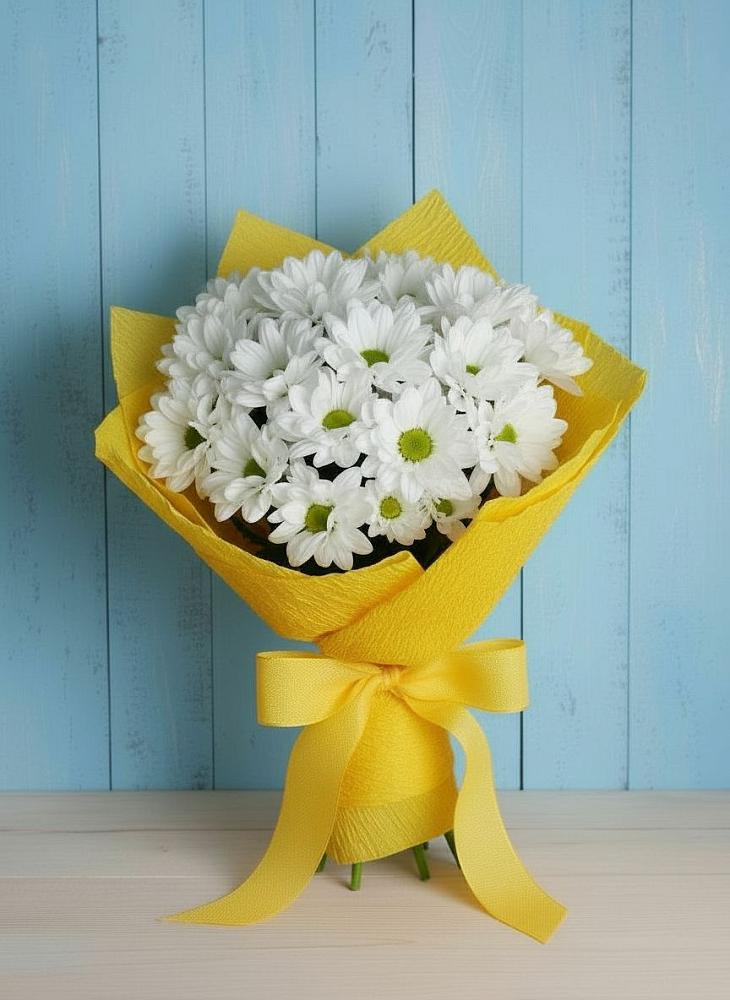 Букет цветов из: Хризантемы в Комаричах