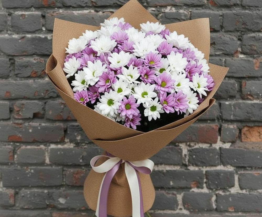 Букет цветов из: Хризантемы в Комаричах