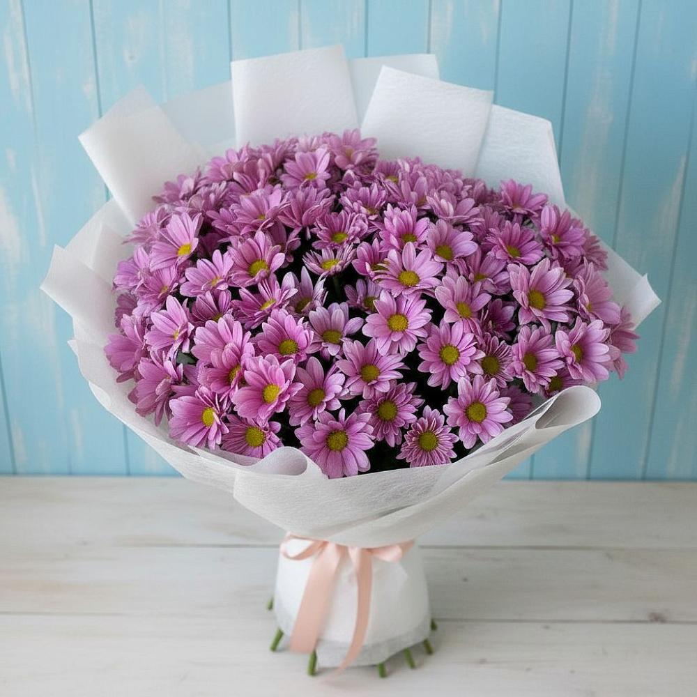 Букет цветов из: Хризантемы в Комаричах