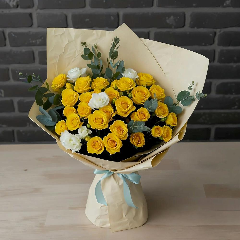 Букет цветов из: Розы в Комаричах