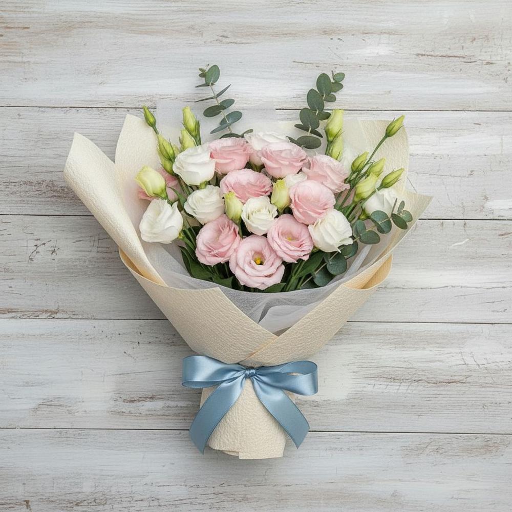 Букет цветов из: Лизиантусы в Комаричах